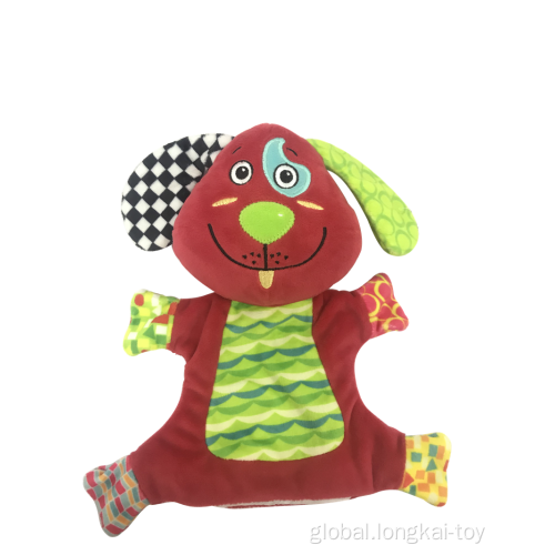 Education Puppet Animal Toy Hand Puppet Dog Toy Red Supplier